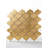 Gold Leaf Lantern Marble Mosaic Tile