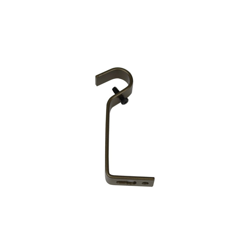 Support de rideau Pettiford, Or antique, H 4 po x l 1,5 po x P 1 po