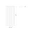 Applique 14 po Glass
