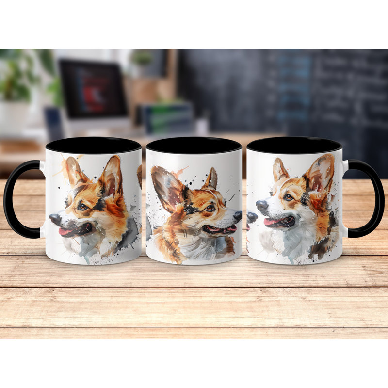 Ceramic Coffee Mug, 3, Black