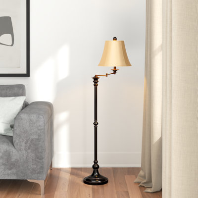 Annarae 62'' Swing Arm Floor Lamp