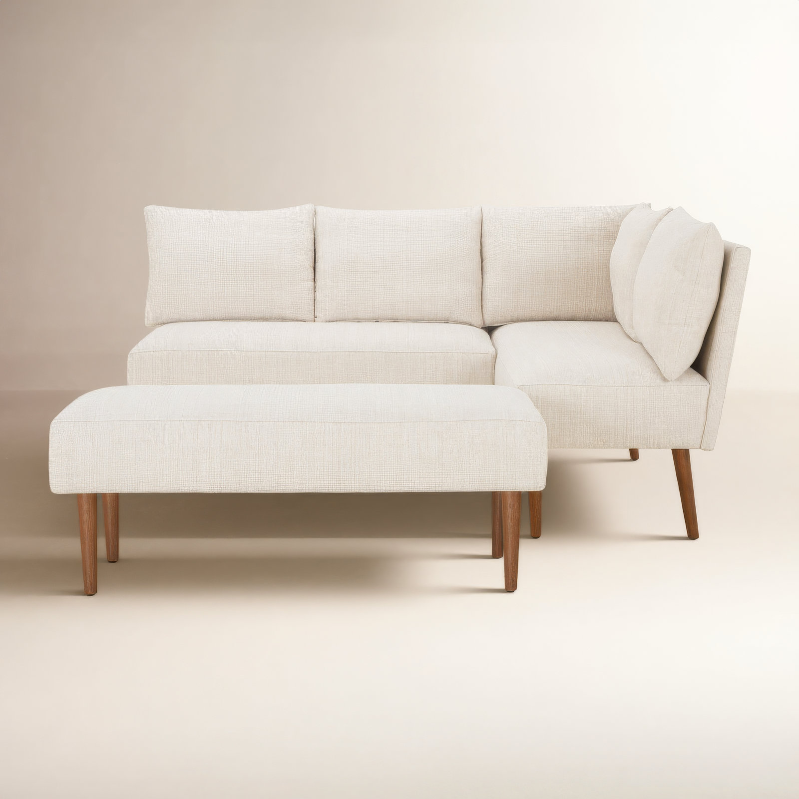 Nalaya 74" 3-Piece Dining Bench