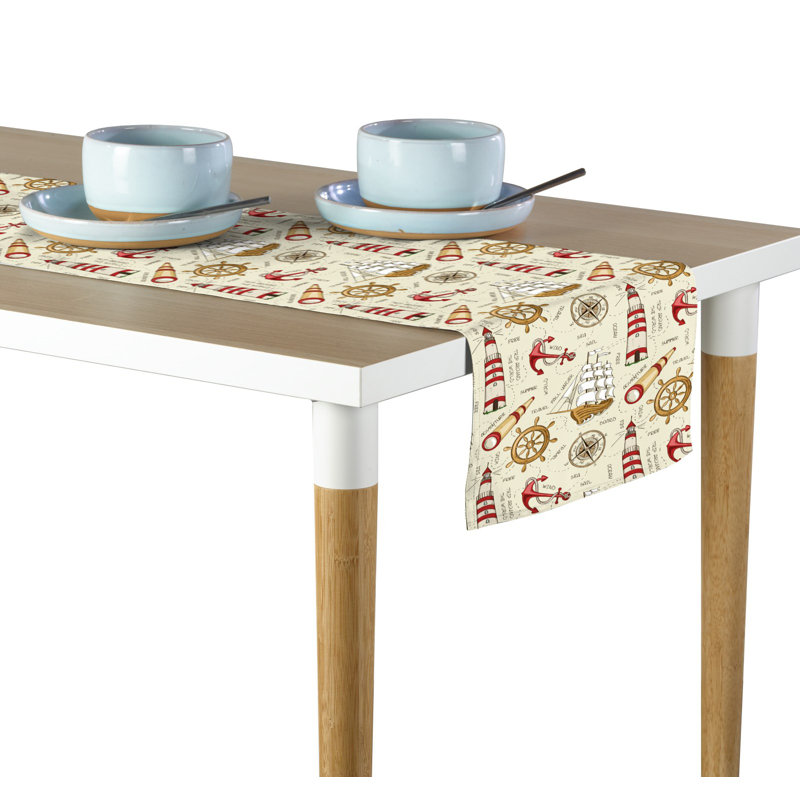 Samani Geometric Table Runner, 108" x 14"