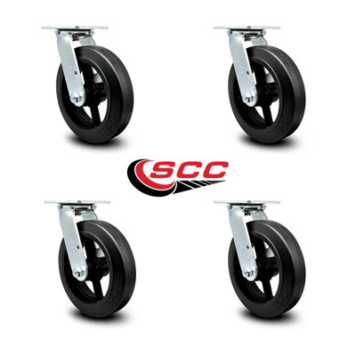 Rubber on Steel Caster
