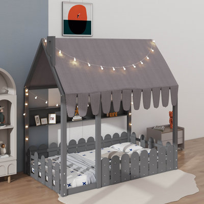 Lit en bois Montessori House