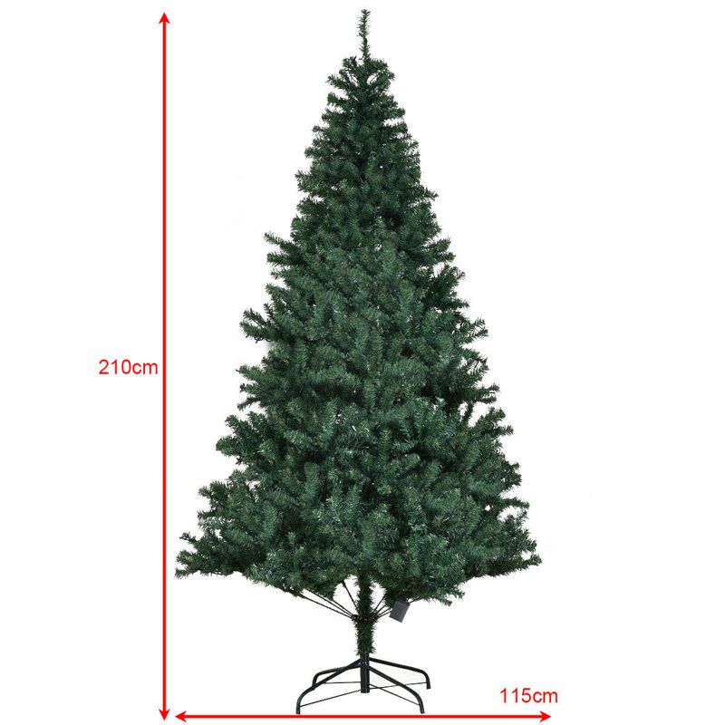 6.89' H Lighted Artificial Christmas Tree