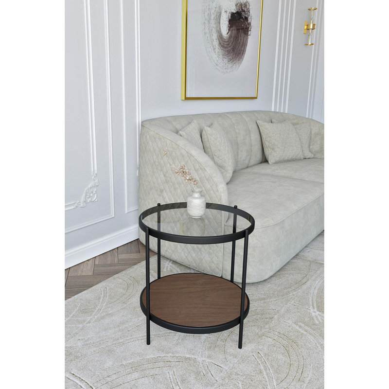 Side Table, Transparent, Antique Pine