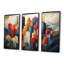 «Cubic Los Angeles Skyline - Los Angeles», art mural-1069872096-1069872097