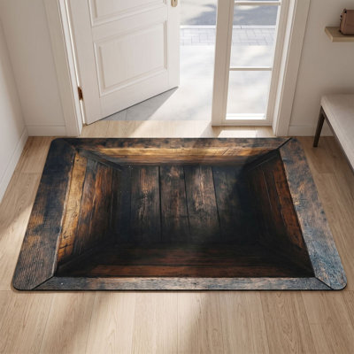 Tapis de sol en terre de diatomées teinté et usé avec optique adapté aux entrées et aux espaces extérieurs
