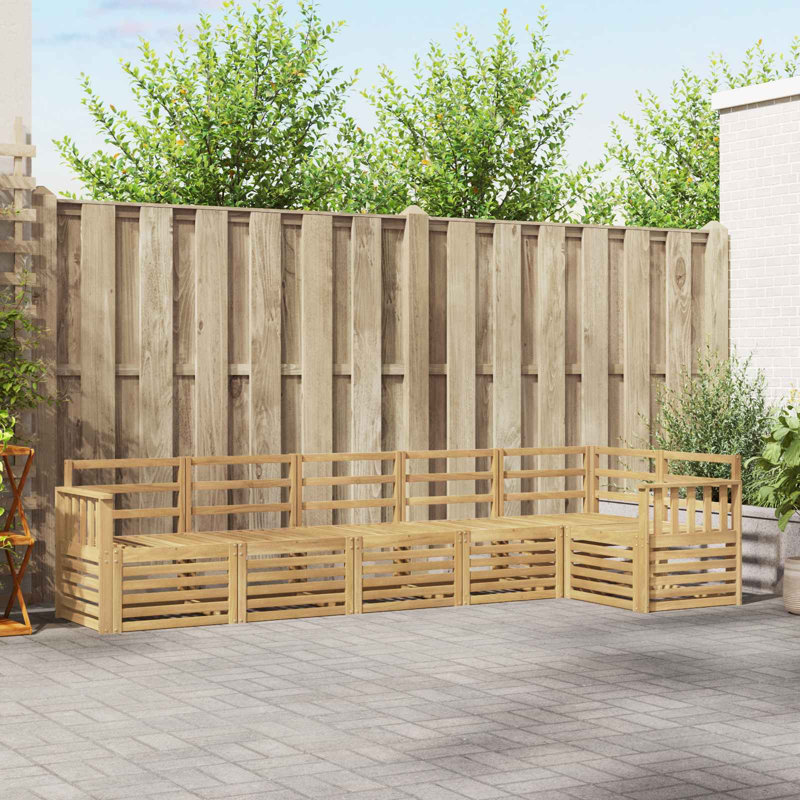 306cm Wide Patio Sectional Set