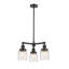 Lustre sphérique 3 lumières à abat-jour Greabe-123307890-123307892