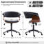 Chaise de bureau pivotante réglable-1581593460