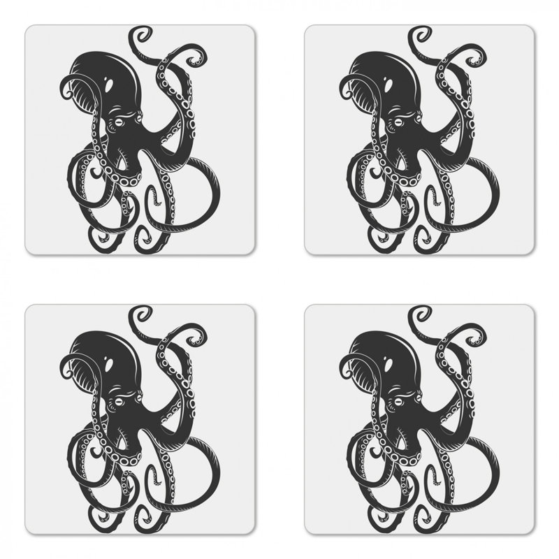 Sous-verre octopus