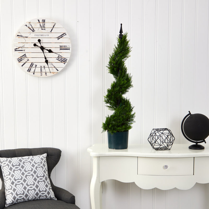 36'' Faux Cypress Topiary in Pot
