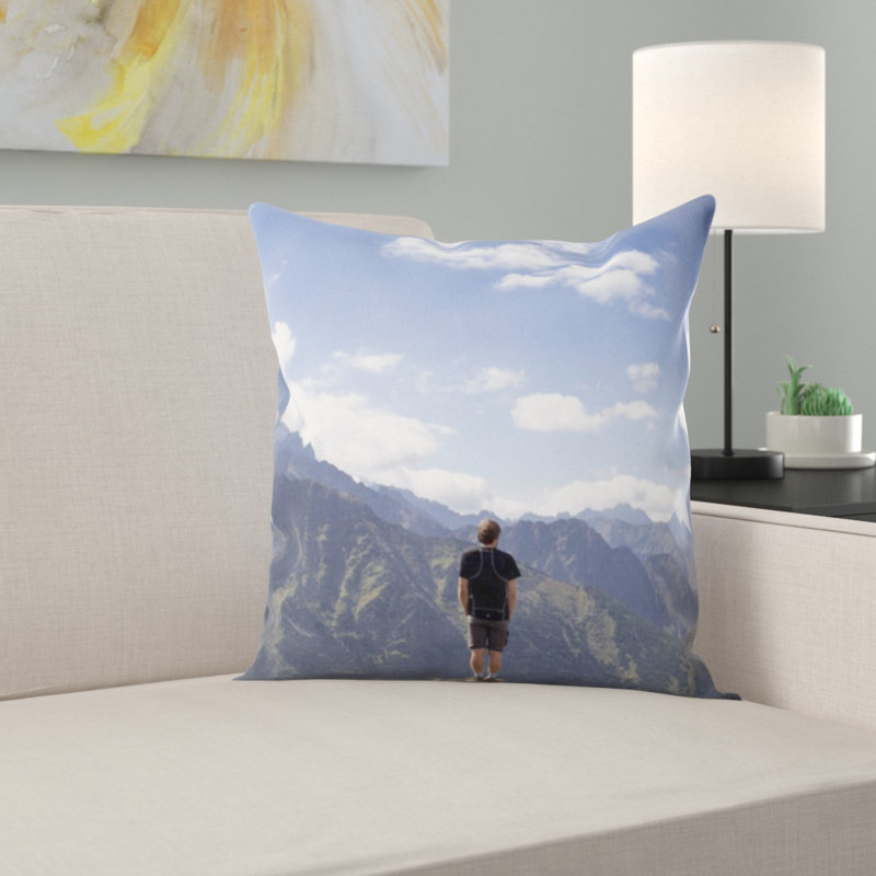 Microsuede Throw Pillow