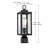 Berkett Transparent Waterproof Outdoor Post Light-81859908