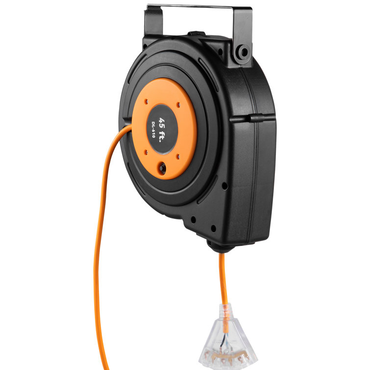 Retractable Extension Cord Reel Power Cord