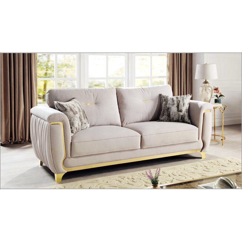 Canapé de style contemporain, Beige