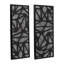 Set of 2 25X59" Ventre Dimensional Wall Art for Contemporary Homes.