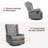 Venancia 30 Wide Swivel and Rocker Manual Recliner with Wing Back-2109235904