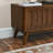 Mid Century Modern Fluted TV Stand For 65 Inch TV, Entertainment Center With Storage, Farmhouse Wood Media Console For Living Room Apartment Office, Accent Table, 2 Door & 1 Drawer & Solid Wood Leg