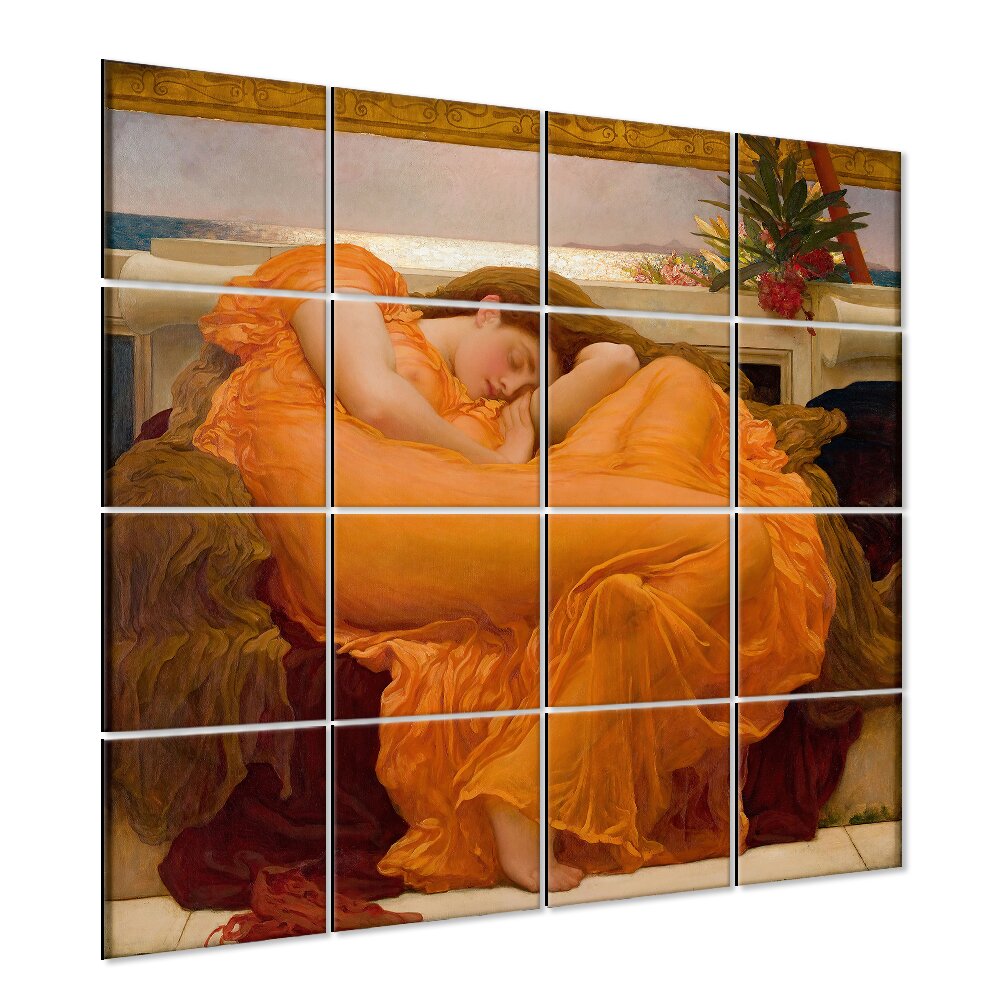 16-tlg. Poster-Set Flaming June von Frederic Leighton