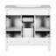 Meuble-lavabo simple 35,9 po avec plateau en céramique Dezmand-72092117