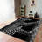 Soft Non-Woven Printed Rug Featuring an Intricate Geometric Pattern Perfect for Adding a Touch of Sophistication and Comfort to Your Home Decor-126172626