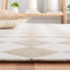 Reauna 300 Hand Tufted Wool/Cotton with Latex Checkered Rug in Beige/Ivory-578472505