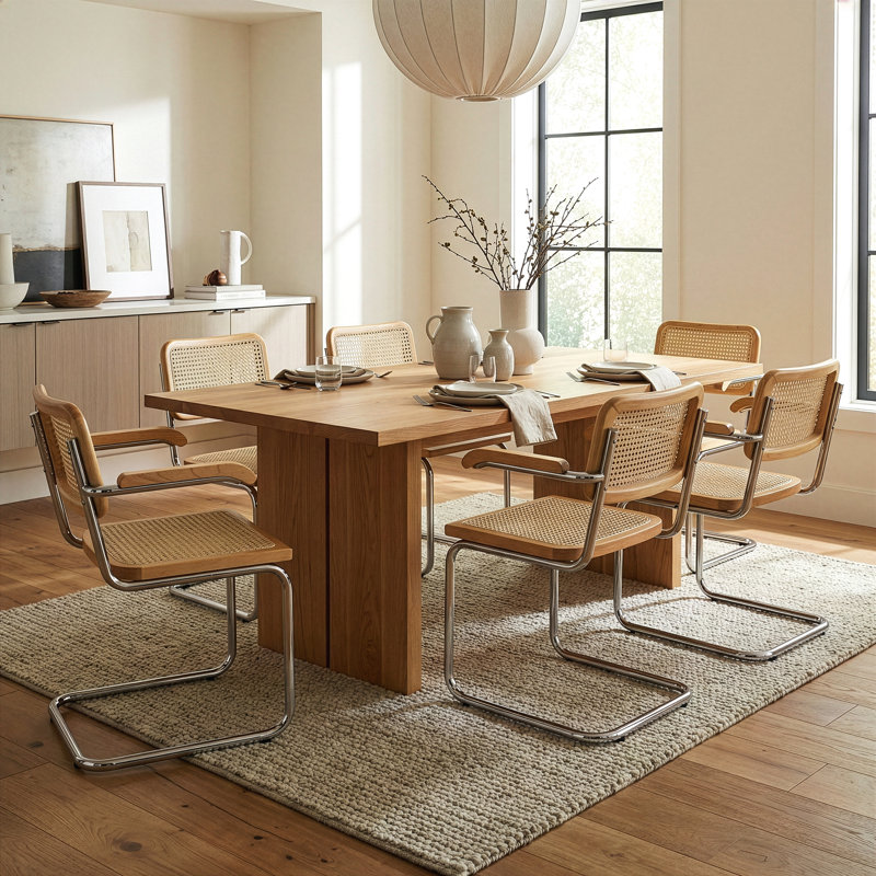 Algunde 18.1'' H Metal Armchair, Brown