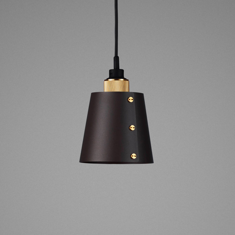 1 - Light Pendant, Smoked Bronze, Graphite