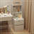 Nightstands Set Of 2, With Charging Station, Smart Nightstand With Night Light, Modern Night Stand With Bookshelf, Bedside Tables With Storage Cabinet For Bedroom-1196030894-1189667307