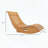 Outsunny Outdoor Wooden Rocking Chair with S-Shaped Ergonomic Back