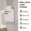 Meuble-lavabo à fermeture en douceur avec lavabo-2039385775