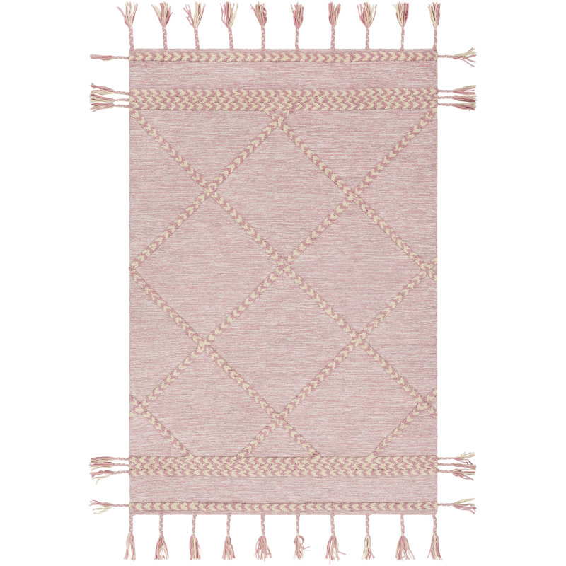 Mccoll Wool Geometric Indoor Rug, Rectangle 8'10" x 12'
