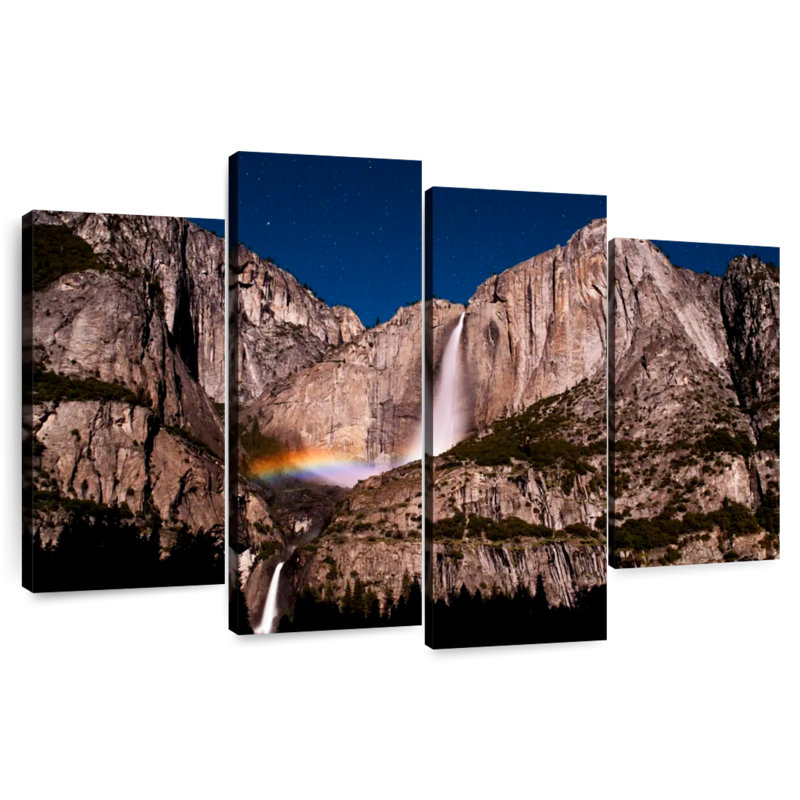 Alvord Waterfall Moonbow, 42'' H x 68'' W