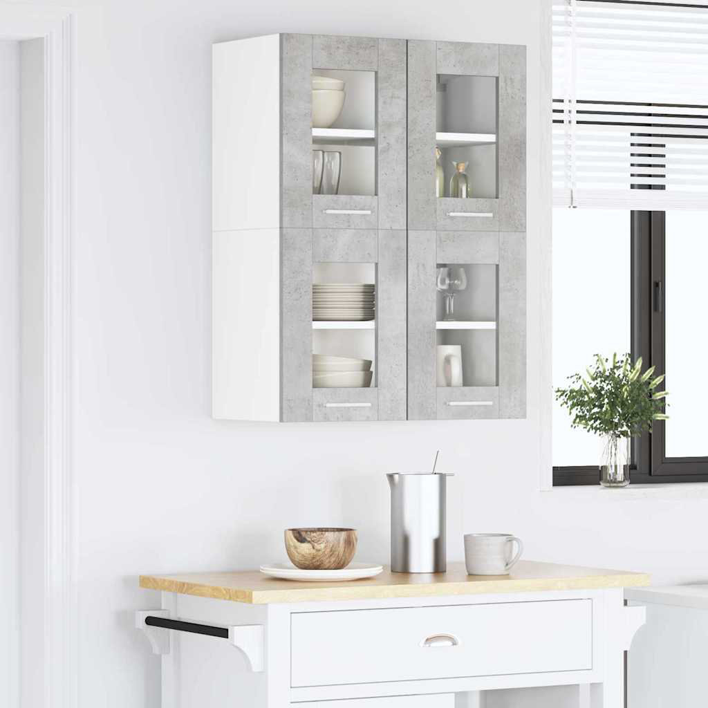 Vidaxl Hanging Cabinet Riga 2 Pcs Artisan Oak 60 X 31 X 40 Cm