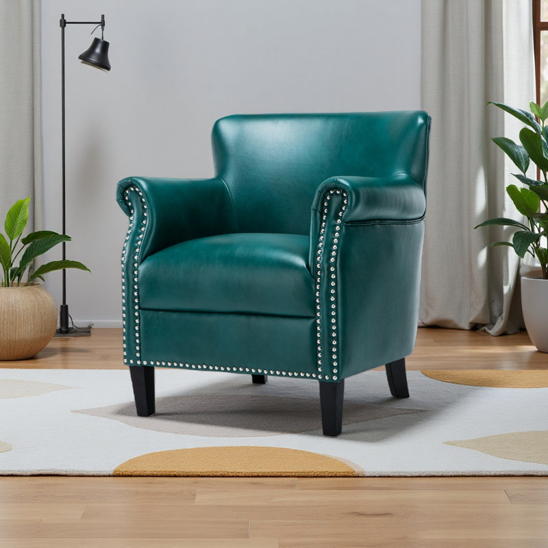 Club Chair, Teal