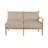 Santa Barbara Teak Right Arm Facing - Natural Teak-62363225-48656511-63326307