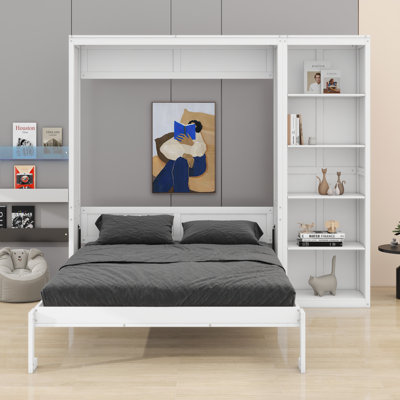 Lit escamotable avec tablettes Murphy