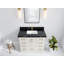 Boston 42 po X P 22 po De salle de bain simple en albâtre  Quartz-109323711