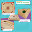 Carrom Board Game Set with Accessories