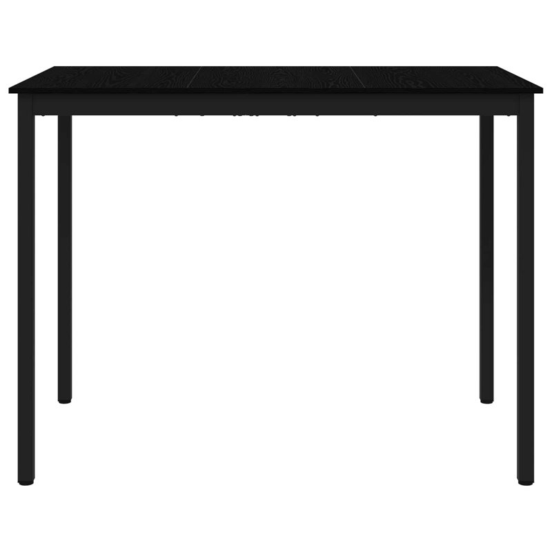 Standing Bar Table Engineered Wood, Black, 105cmH x 140cmL x 80cmW