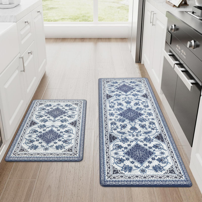 Tapis de cuisine anti-fatigue Blue Boho
