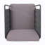 Chaise de patio avec coussin (ensemble de 2)