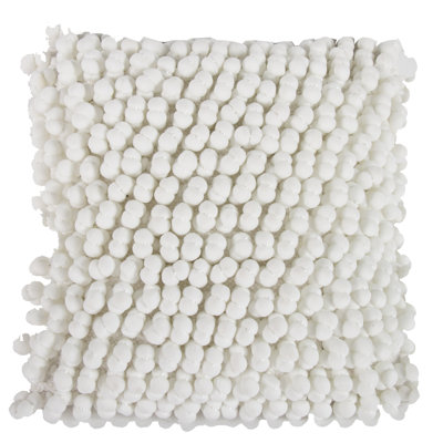 Cotton Blend Reversible Throw Pillow