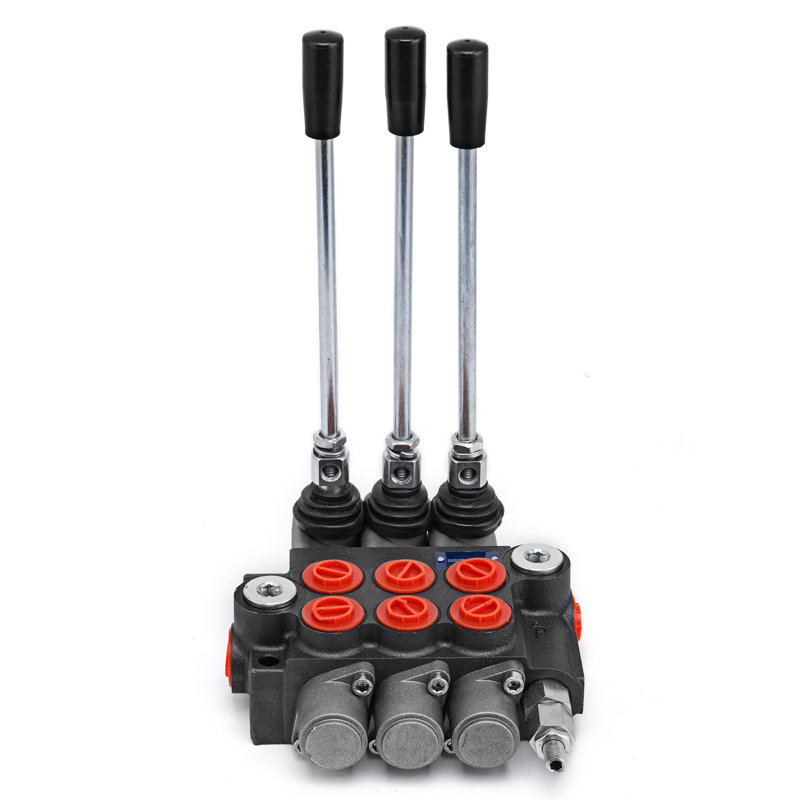 3 Spool Hydraulic Control Valve 11GPM Hydraulic Directional Control Valve