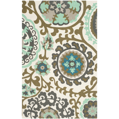 Veropeso Hand Loomed Cotton Abstract Rug