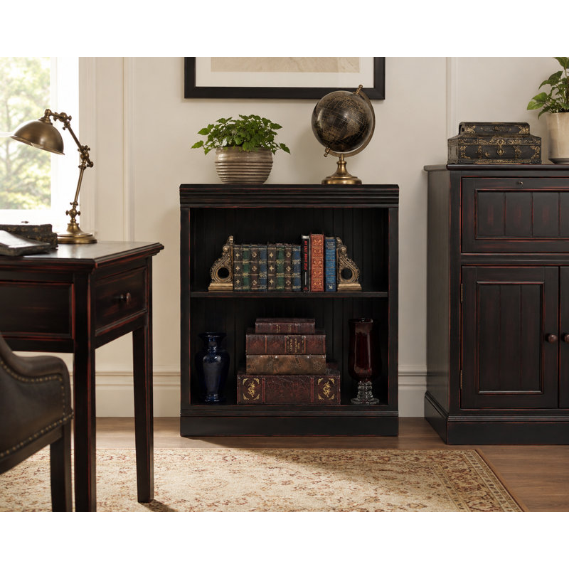 Sherita Bookcase, European Burnt Black, (1 Shelf) 36” H x 32” W x 14.25” D