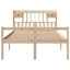Bookcase Bed Without Mattress Solid Wood Pine-1234271512